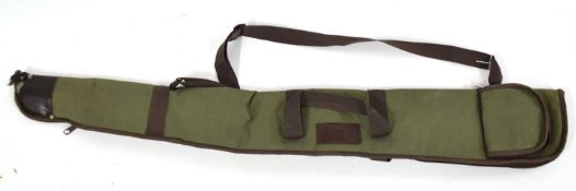 Fleece lined green shotgun/ rifle slip