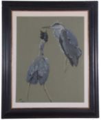 Richard Barret Talbot Kelly (British, 1896-1971), A study of Herons, watercolour laid on paper,