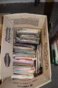 ONE BOX VARIOUS ASSORTED SINGLES