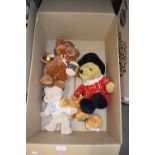 ONE BOX VARIOUS SOFT TOYS
