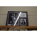 REPRODUCTION MICHAEL JACKSON MONTAGE PRINT FRAMED