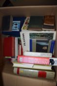 ONE BOX BOOKS TO INCLUDE ANTIQUES INTEREST
