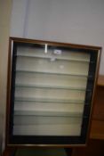 GLAZED WALL MOUNTED DISPLAY CABINET