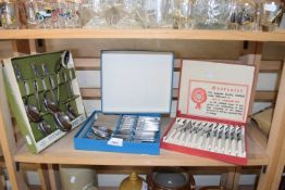 MIXED LOT: VARIOUS CASED CUTTLERY TO INCLUDE ONEIDA