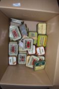 QUANTITY OF VARIOUS TOBACCO TINS CONTAINING VARIOUS NUTS, BOLTS AND OTHER ITEMS
