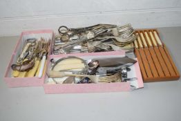 BOX OF VARIOUS ASSORTED CUTTLERY