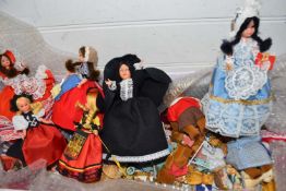 COLLECTION OF VARIOUS TEDDY BEAR ORNAMENTS, SMALL DOLLS ETC