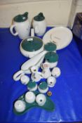 COLLECTION OF DENBY GREEN WHEAT TABLE WARES