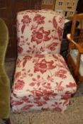 NINA CAMPBELL FLORAL UPHOLSTERED SIDE CHAIR
