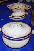 MIXED LOT: WEDGWOOD IMPERIAL PORCELAIN DINNER WARES AND FURTHER TERRINE