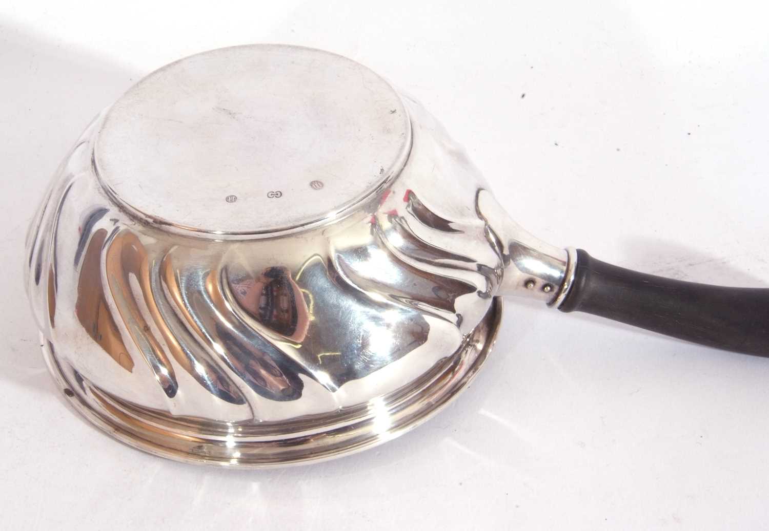 Danish silver (835) sauce boat with an ebony handle, CFH Christian For Heise 1929 - Image 3 of 4