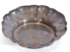 Elizabeth II silver scalloped edge small dish, hallmarked Birmingham 1917 by makers mark for
