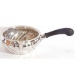 Danish silver (835) sauce boat with an ebony handle, CFH Christian For Heise 1929