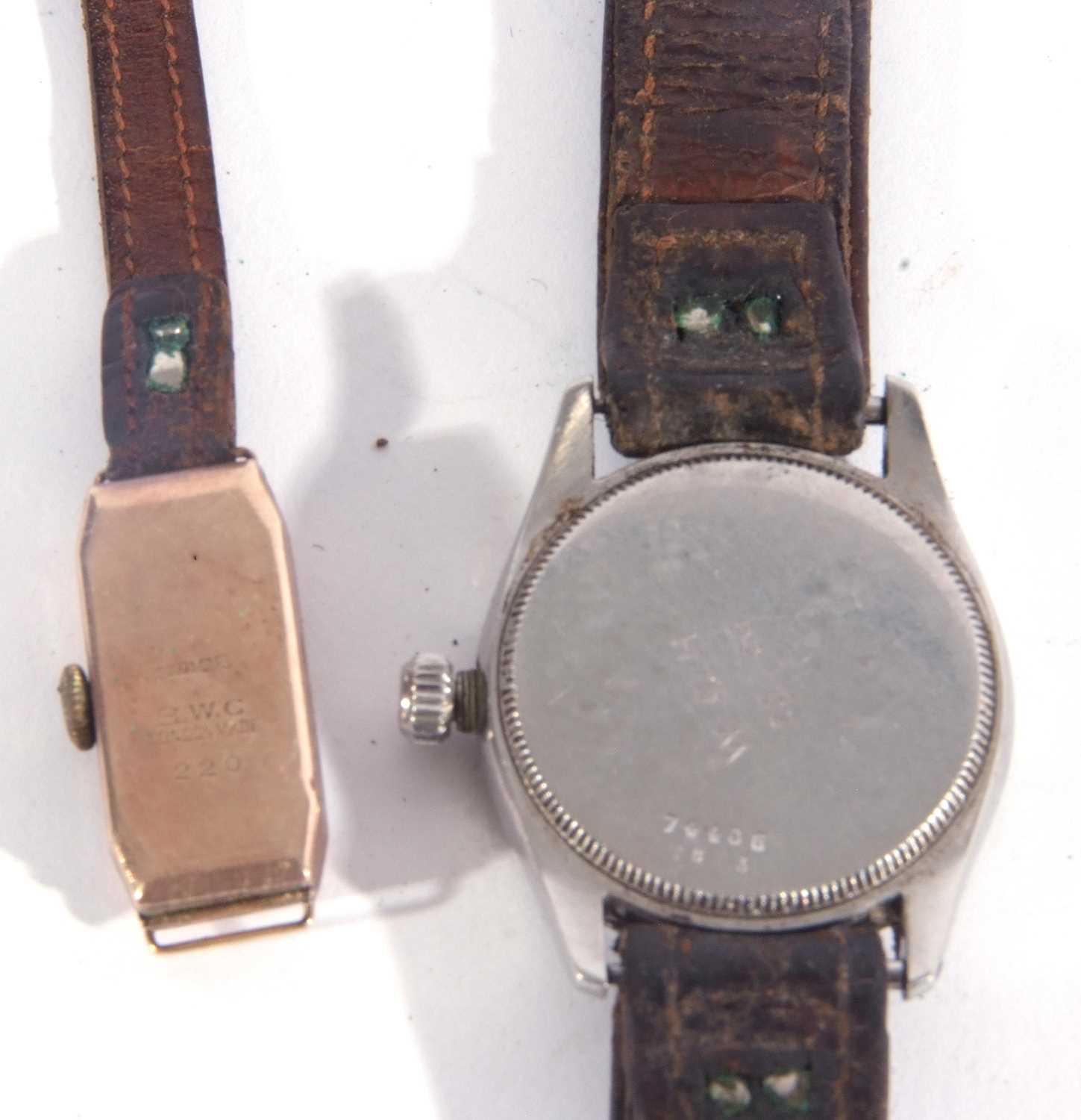 A vintage Gents Tudor wrist watch along with a 9ct gold ladies cocktail watch. The Tudor has a - Bild 3 aus 7