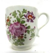 Lowestoft Porcelain Polychrome Cup