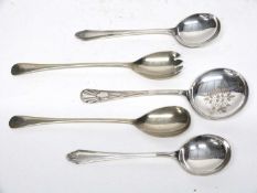 Box of plated spoons