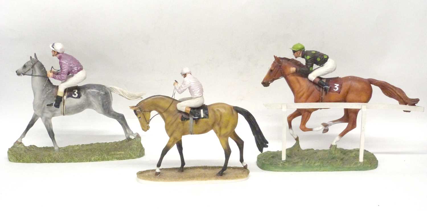 Hamilton Collection Racehorse Figures