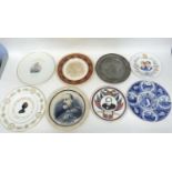 Quantity of commemorative plates, royalty and other subjects