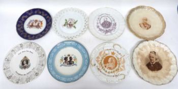 Quantity of commemorative plates, royalty and military figures