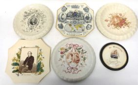 Quantity of Victorian commemorative plates and dishes