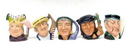 Group of Royal Doulton Character Jugs