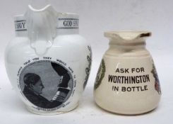 Two commemorative George V jugs