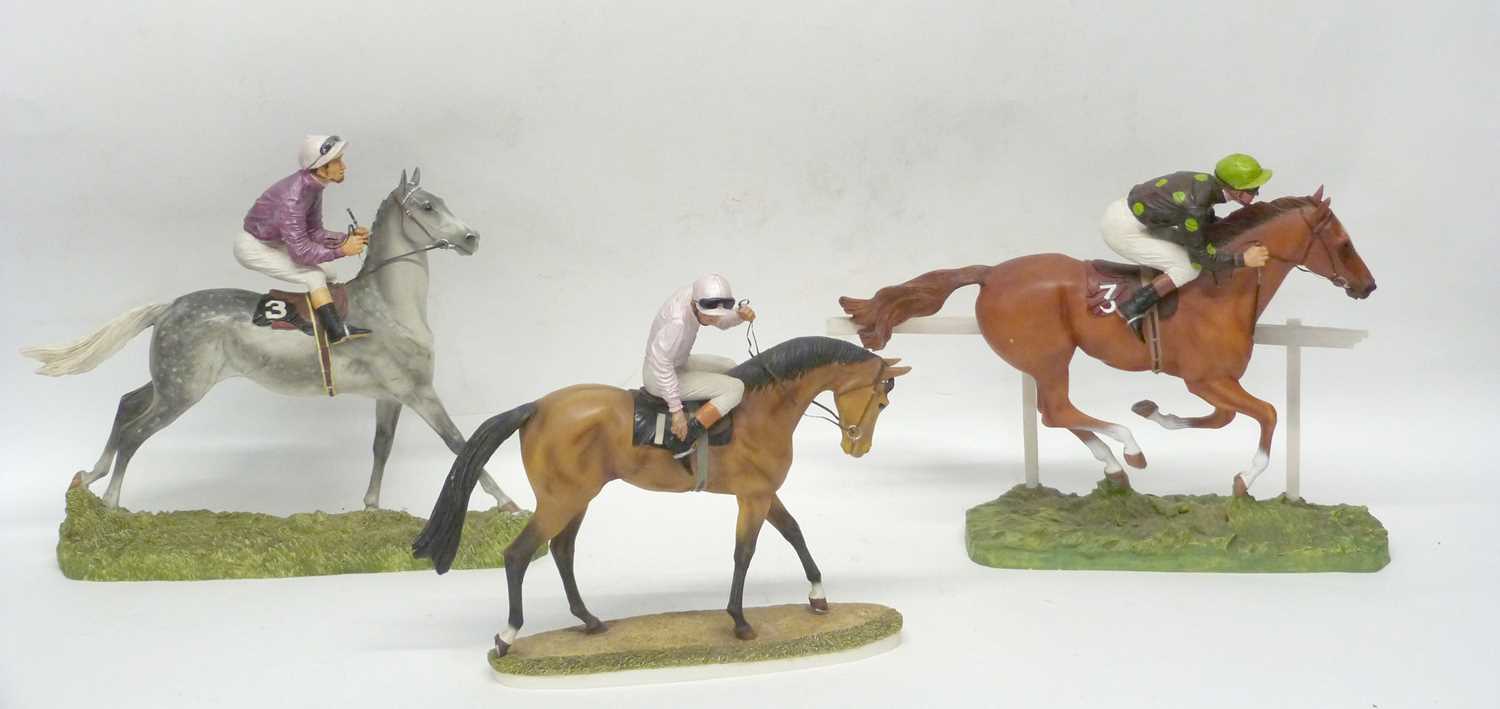 Hamilton Collection Racehorse Figures - Image 4 of 4