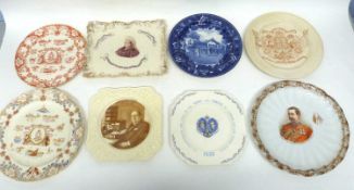 Collection of commemorative plates, royalty and others, quantity in the lot