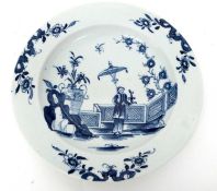 Lowestoft Porcelain Plate c.1765