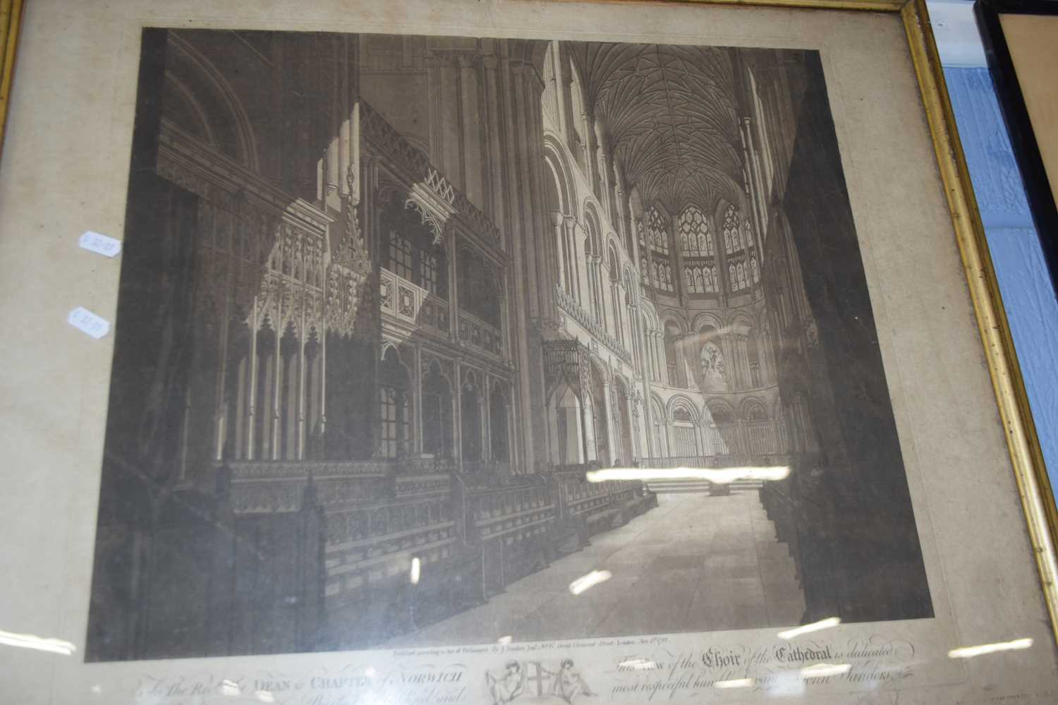 Print of the Choir Stalls and Norwich Cathedral commissioned by the Dean and Chapter, published J - Image 2 of 3