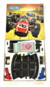 A vintage Rally 45 Scalextric boxed set with power pack