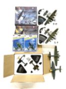A mixed lot of boxed Atlas Editions die-cast aeroplanes and other loose planes to, to include: -