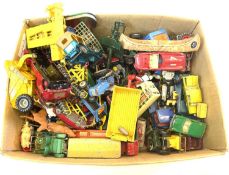 A large quantity of various die-cast toy vehicles (predominantly Matchbox / Lesney) and some plastic