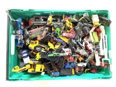 A very large quantity of various unboxed die-cast and plastic toy vehicles
