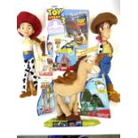 A large quantity of Pixar's Toy Story memorabilia, to include figurines, plush toys, stationery etc