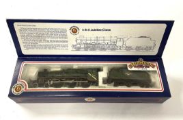A boxed Bachmann Branch line 00 gauge model 4-6-0 Jubilee class. 'Silver Jubilee' 45552