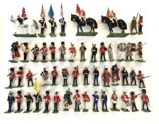 A good collection of Britains (W Britain) 1980s/1990s lead soldiers, various household cavalry,
