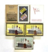 A mixed lot of boxed vintage playing cards from various ships, to include: - N.V
