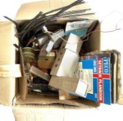 A large quantity of mixed railway items, to include N gauge and 00 gauge track, trains, assorted