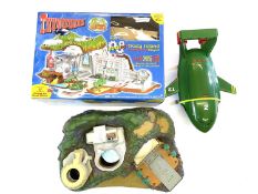 A boxed Thunderbirds PowerTech Tracey Island Transforming Playset (a/f, not checked for