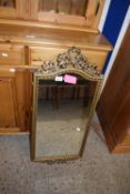 WALL MIRROR IN GILT FINISH FRAME