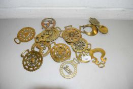 COLLECTION OF VARIOUS HORSE BRASSES