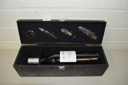 ONE MAGNUM OF CROIX DE RAMBEAU 2007 IN FITTED CASE WITH CORKSCREW AND OTHER TOOLS