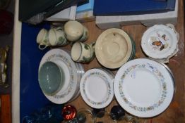 MIXED LOT: ROYAL DOULTON PASTORALE DINNER WARES TOGETHER WITH POOLE TEA WARES AND OTHERS