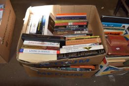 TWO BOXES OF ASSORTED BOOKS