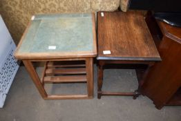 TILE TOP COFFEE TABLE AND ONE OTHER (2)