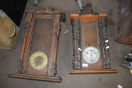 TWO VIENNA STYLE WALL CLOCKS FOR RESTORATION