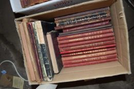 ONE BOX OF BOOKS - VINTAGE MUSIC