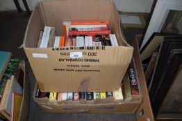 TWO BOXES OF VARIOUS PAPERBACK BOOKS