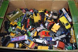 ONE BOX OF ASSORTED TOY CARS